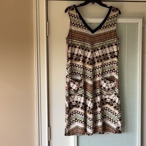 Chic Tribal Print Skirt